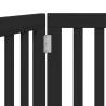 Foldable Dog Gate - 2 Panels Black | Safe & Easy to Use