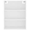 Stylish Highboard White 69.5x34x180 cm | HipoMarket UK