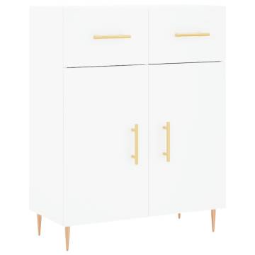 Stylish Highboard White 69.5x34x180 cm | HipoMarket UK