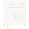 Stylish Highboard White 69.5x34x180 cm | HipoMarket UK