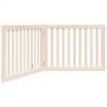 Foldable Dog Gate - 160 cm Poplar Wood | Hipomarket UK