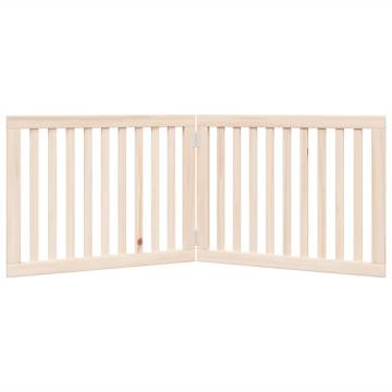 Foldable Dog Gate - 160 cm Poplar Wood | Hipomarket UK