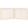 Foldable Dog Gate - 160 cm Poplar Wood | Hipomarket UK