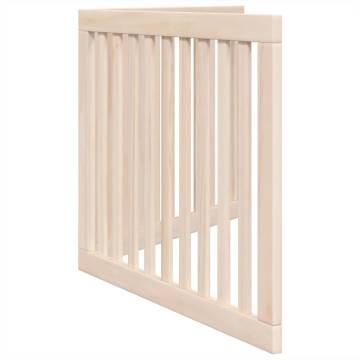 Foldable Dog Gate - 160 cm Poplar Wood | Hipomarket UK