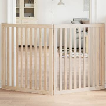 Foldable Dog Gate 160 cm | Durable Poplar Wood Design