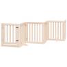 Foldable Dog Gate with Door - Durable 6 Panels 300 cm