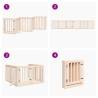 Foldable Dog Gate with Door - Durable 6 Panels 300 cm