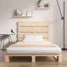 Modern Solid Wood Bed Frame 90x200 cm - No Mattress Included