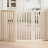  Dog Gate Foldable 3 Panels 150 cm Poplar Wood Colour natural Size 50 x 90 x 2 cm Quantity in Package 3 