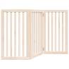 Foldable Dog Gate 3 Panels - Durable Poplar Wood | HiPoMarket