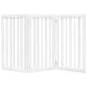 Foldable Dog Gate - 3 Panels White 150cm | HipoMarket