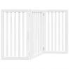 Foldable Dog Gate - 3 Panels White 150cm | HipoMarket