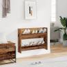 Wall Shoe Cabinet - Old Wood | Space-Saving Storage Solution