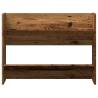 Wall Shoe Cabinet - Old Wood | Space-Saving Storage Solution