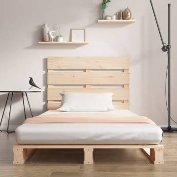 Solid Pine Bed Frame 100x200 cm - No Mattress Included | HipoMarket