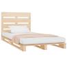 Solid Pine Bed Frame 100x200 cm - No Mattress Included | HipoMarket