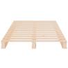 Solid Pine Bed Frame 100x200 cm - No Mattress Included | HipoMarket