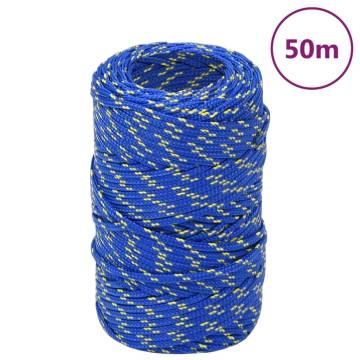 Boat Rope Blue 2mm 50m Polypropylene - Durable & Versatile