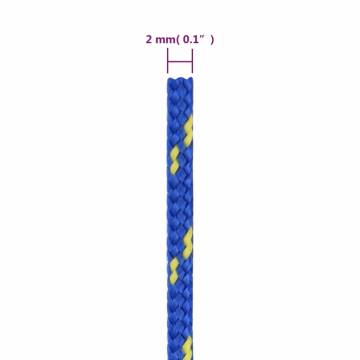 Boat Rope Blue 2mm 50m Polypropylene - Durable & Versatile