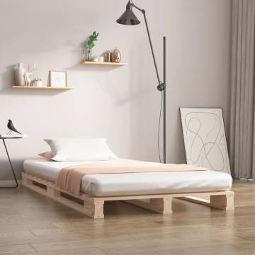 Pallet Bed without Mattress - 100x200 cm Solid Wood