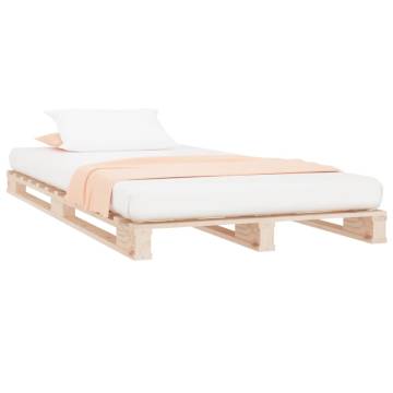 Pallet Bed without Mattress - 100x200 cm Solid Wood