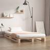  Pallet Bed without Mattress 90x200 cm Solid Wood Colour natural Size 90 x 200 cm 