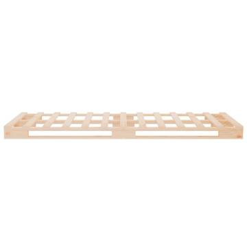 Pallet Bed without Mattress 90x200 cm - Solid Wood