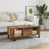  Coffee Table Old Wood 90x50x36.5 cm Engineered Wood Colour old wood Quantity in Package 1 