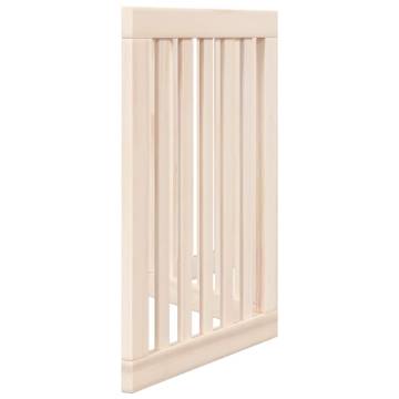 Foldable Dog Gate - 3 Panels, 150 cm Poplar Wood | HipoMarket