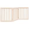 Foldable Dog Gate - 3 Panels, 150 cm Poplar Wood | HipoMarket