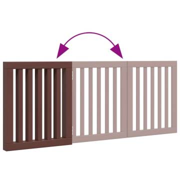 Foldable Dog Gate 3 Panels - Durable Poplar Wood | Hipo Market