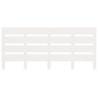 Modern White Bed Frame 200x200 cm - Solid Pine Wood