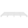 White Super King Size Pallet Bed - Solid Wood | HipoMarket