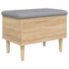 Storage Bench Sonoma Oak - Stylish & Functional Storage Solution