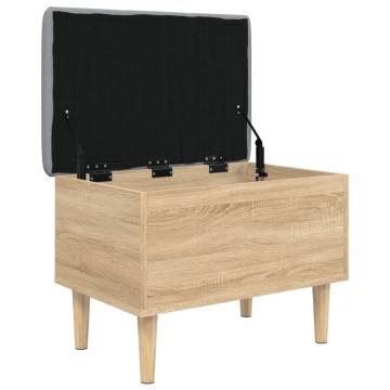 Storage Bench Sonoma Oak - Stylish & Functional Storage Solution