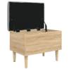 Storage Bench Sonoma Oak - Stylish & Functional Storage Solution