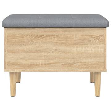 Storage Bench Sonoma Oak - Stylish & Functional Storage Solution