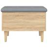 Storage Bench Sonoma Oak - Stylish & Functional Storage Solution