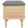 Storage Bench Sonoma Oak - Stylish & Functional Storage Solution