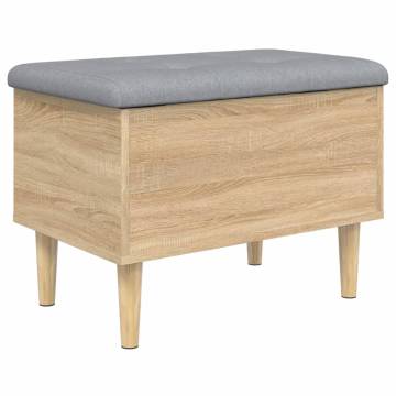 Storage Bench Sonoma Oak - Stylish & Functional Storage Solution