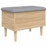 Storage Bench Sonoma Oak - Stylish & Functional Storage Solution