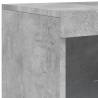 Modern 3-Piece Sideboards with LED Lights in Concrete Grey