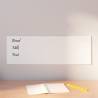  Wall-mounted Magnetic Board White 60x20 cm Tempered Glass Colour white Size 60 x 20 cm Model without accessories 