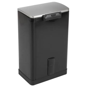 EKO Pedal Bin E-Cube 40L Matte Black - Stylish & Functional