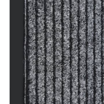 Doormat Striped Grey 40x60 cm - Essential for Any Entryway