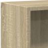 2-Tier Book Cabinet Sonoma Oak - Stylish & Practical Storage