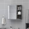 Bathroom Mirror Cabinet Grey Sonoma - Stylish Storage Solution