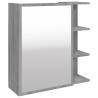 Bathroom Mirror Cabinet Grey Sonoma - Stylish Storage Solution