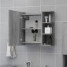 Bathroom Mirror Cabinet Grey Sonoma - Stylish Storage Solution