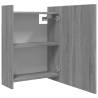 Bathroom Mirror Cabinet Grey Sonoma - Stylish Storage Solution